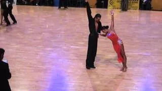 Roman Kovgan & Marina Sergeeva. IDSF World Youth Latin. France 2008. Pasodoble