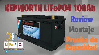 Review batería KEPWORTH 100Ah LiFePO4 🔋 - 🚍DIY ElectroCamper🚤