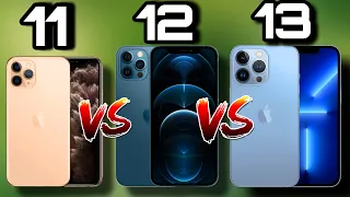 iPhone 11 Pro vs iPhone 12 Pro vs iPhone 13 Pro en 2023-2024🔥| ¿CUÁL COMPRAR ?