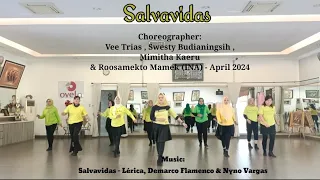 Salvavidas -Line Dance | SK- Class |Music:Salvavidas - Lérica, Demarco Flamenco & Nyno Vargas