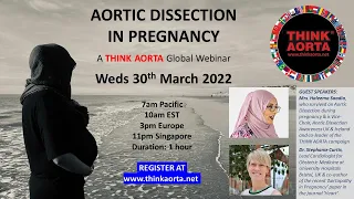 THINK AORTA global webinar Aortic Dissection in Pregnancy