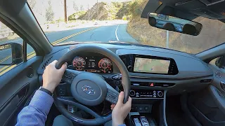 2021 Hyundai Sonata N Line - POV Canyon Drive (Binaural Audio)