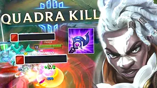 MONO EKKO *21 KILLS* QUADRA KILL COM A BUILD MAIS FORTE | MONO HECARIM CAMPOU O MONO EKKO COMO NUNCA