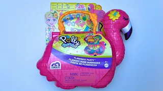 Polly Pocket Flamingo 26 Surprizes Asmr unpacking - NO talking