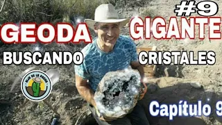 😱💥!!!! MIRÁ ESTA GEODA MONSTRUOSA😱COMO UNA CAVERNA MÁGICA 🤯LLENA DE CUARZOS💫✨💥!!. Cap 9.