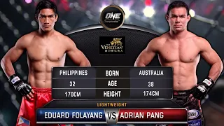 Eduard Folayang vs. Adrian Pang | Full Fight Replay