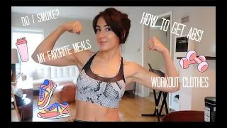 Fitness and Health Q&A ( Getting Abs, Meals, Thermajane Leggings )