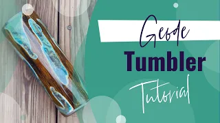 Geode Wood grain Full Vinyl Wrap Tumbler Tutorial