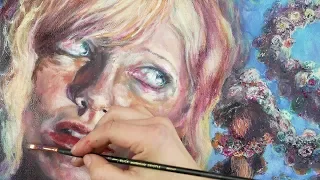 art timelapse with rambling: an inefficient portrait