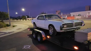 The NEWEST project 1967 Mercury Cougar.