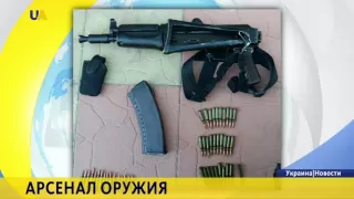 Арсенал оружия и боеприпасов, вывезенный из зоны АТО, нашли в Киеве