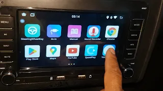 Change the car radio for Volkswagen touran //Android screen installation