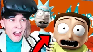 РИК И МОРТИ ПОПАЛИ В БОЛЬШУЮ БЕДУ!!!  (Rick and Morty: Virtual Rick-ality)