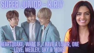 SUPER JUNIOR - K.R.Y.  - HEARTQUAKE, WHAT IF, I HAVE A LOVER, ONE LOVE, MEDLEY, SKY & MORE!