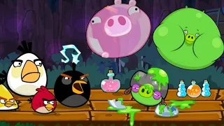 Angry Birds Classic - SHORT FUSE LEVELS THUNDER BIRD VS BUBBLE PIGGIES!