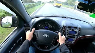 2009 Hyundai Santa Fe 2.2 CRDI (150) POV TEST DRIVE