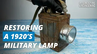 How to restore an antique military lamp