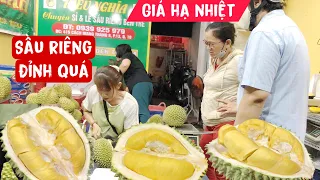 Trúc sầu riêng KHUI liền 3 trái MUSANG KING cơm vàng tuyệt đỉnh cho 2 cô CHÚ khoái chí 5 hộc