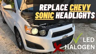 Replace Low Beam Headlight Bulbs in Chevy Sonic (1.8 L)