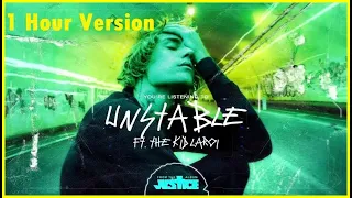 【1 Hour】Justin Bieber - Unstable (Visualizer) ft. The Kid LAROI