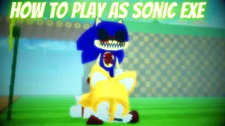 How To Play As Sonic exe | [BETA] Sonic.EXE: The Disaster