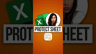 🔒 Lock Cells in Excel to protect them from being changed #shorts