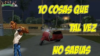 GTA San Andreas 10 cosas que tal vez no sabías - Loquendo (Parte 2)