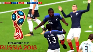 France vs Argentina FIFA World Cup Russia 2018 || FIFA 18 Gameplay 1080p 60fps
