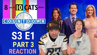 8 Out of 10 Cards Does Countdown REACTION Season 3 Episode 1 Part 3/3