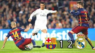 Barcelona vs Real Madrid 1-2 Laliga 2016 | Highlights & all Goals