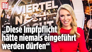 „Stoppt die einrichtungsbezogene Impfpflicht“ | Nena Schink bei Viertel nach Acht