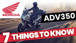 2022 Honda ADV 350: Everything you need to know!