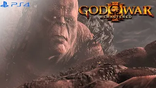 God of War 3 Kratos Vs. His Grandfather Titan Cronos Full Boss Fight (Hardest Difficulty)