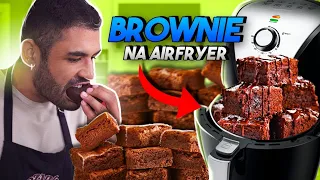 FIZ BROWNIE... NA AIRFRYER (NÃO FAÇAM)