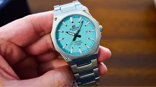 Casio Edifice EFR-S108D Tiffany Blue Unboxing