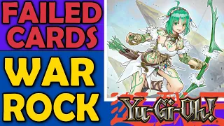 War Rocks- Failed Cards, Archetypes, and Sometimes Mechanics in Yu-Gi-Oh