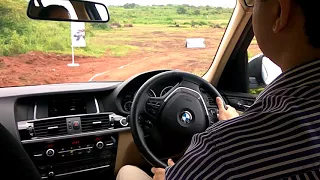 BMW X3 off road drive at Xdrive, Goa