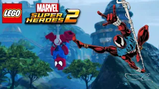 como desbloquear o aranha escarlate (Lego Marvel super heroes 2)