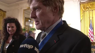 Robert Redford discusses future of America after Medal of Freedom ceremony