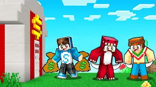 ¡Nos Volvemos BILLONARIOS en MINECRAFT! 💰😱 ROLEPLAY CON SILVIO Y RAPTOR