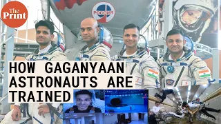 ISRO showcases the training of Gaganyaan astronauts