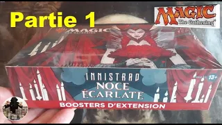 Innistrad Crimson vow : 30 išplėtimo stiprintuvų dėžutės atidarymas (MTG 1 dalis)