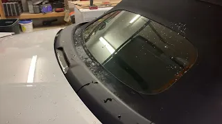Toyota Solara Roof Leak and Backseat removal.