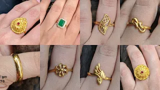 Latest 22k Gold Ring Designs with Weight and Price 2022| #Indhus #gold #goldring