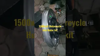 1500watt hub motor with 48v / 60V Smart Controller kit Testing