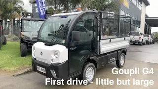 Goupil G4 - A small truck that can do a lot