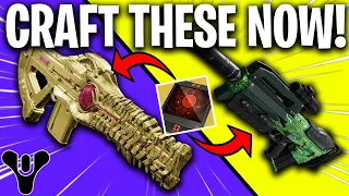 MUST HAVE CRAFTABLE WEAPONS From Each Category For Season 21! Destiny 2 Season Of The Deep