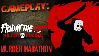 Friday The 13th - Killer Puzzle - MURDER MARATHON -  KILL COMBO - #13 Gameplay -  Frango Doido