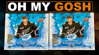 Opening 2 Boxes of 2022-23 Upper Deck Ice Hockey Hobby