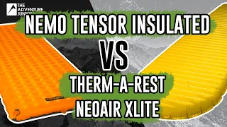 NEMO Tensor Insulated vs Thermarest Neoair Xlite - Sleeping Pad Comparison